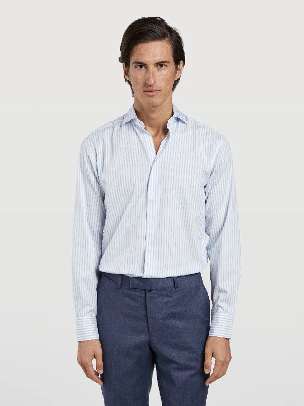 Active Comfort Comfortable Suits Slim fit business striped formal shirt