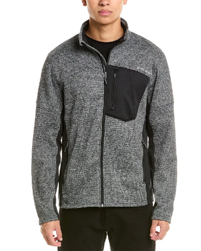 Sporty Wardrobe Athletic Pants Spyder Bandit Hybrid Full Zip Jacket