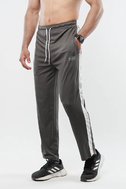 Everyday Apparel Practical Outfits Striped Trousers - Grey