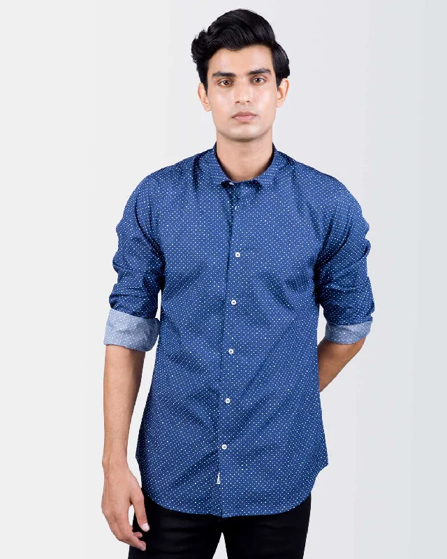 Cozy Sweatshirts Sporty Looks Thomas Mason Blue Jazz Shirt