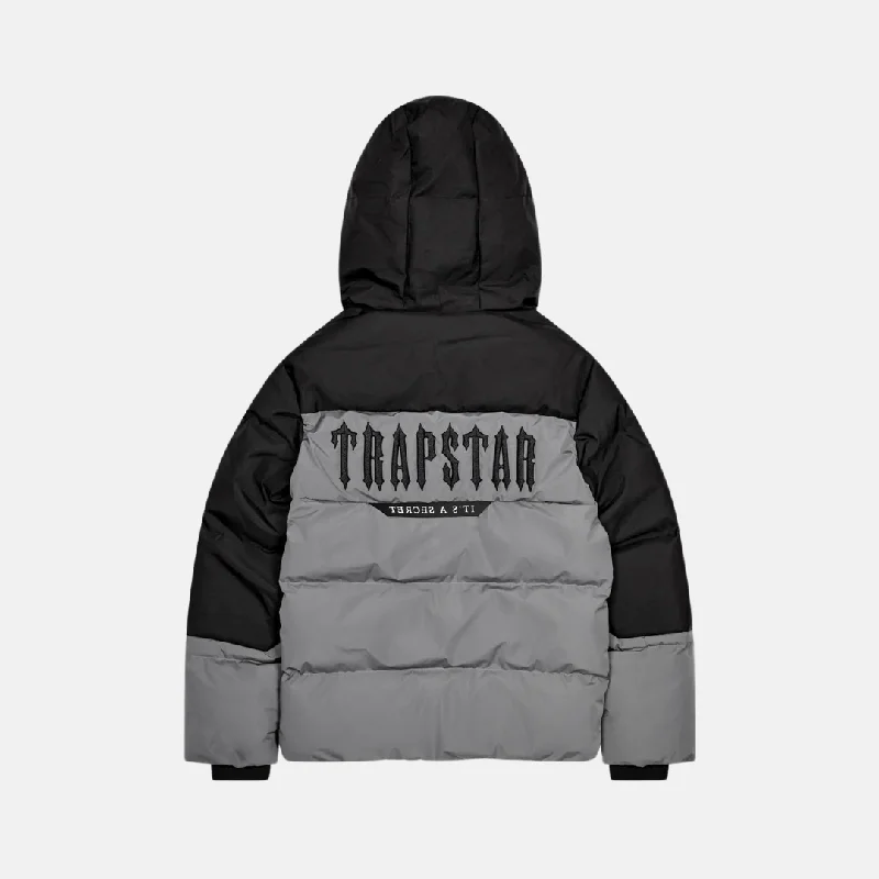 Trapstar Decoded AW23 Puffer - Black/Grey