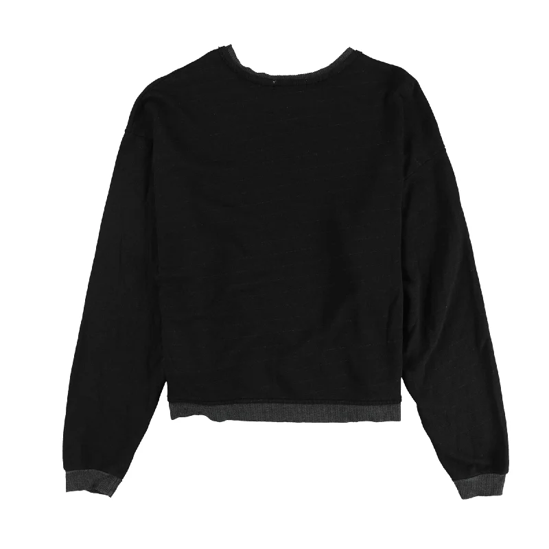 Relaxed Casuals Casual Styles Treasure & Bond Womens Thermal Edge Sweatshirt, Black, Small Relaxed Casuals Casual Styles Treasure & Bond Womens Thermal Edge Sweatshirt, Black, Small