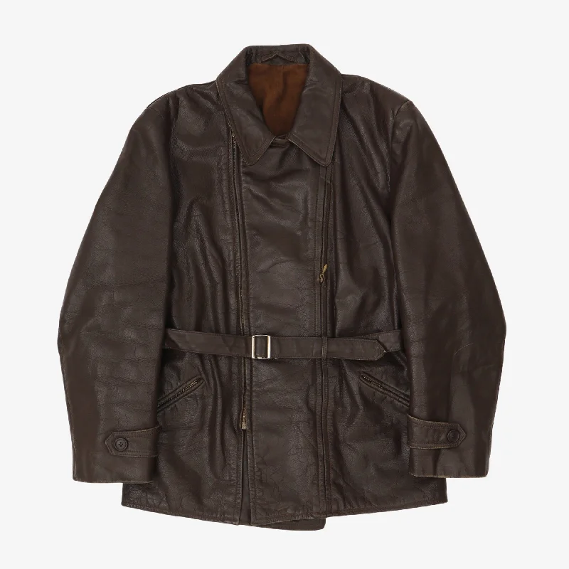 Effortless Gear Cool Outerwear Leather Jacket