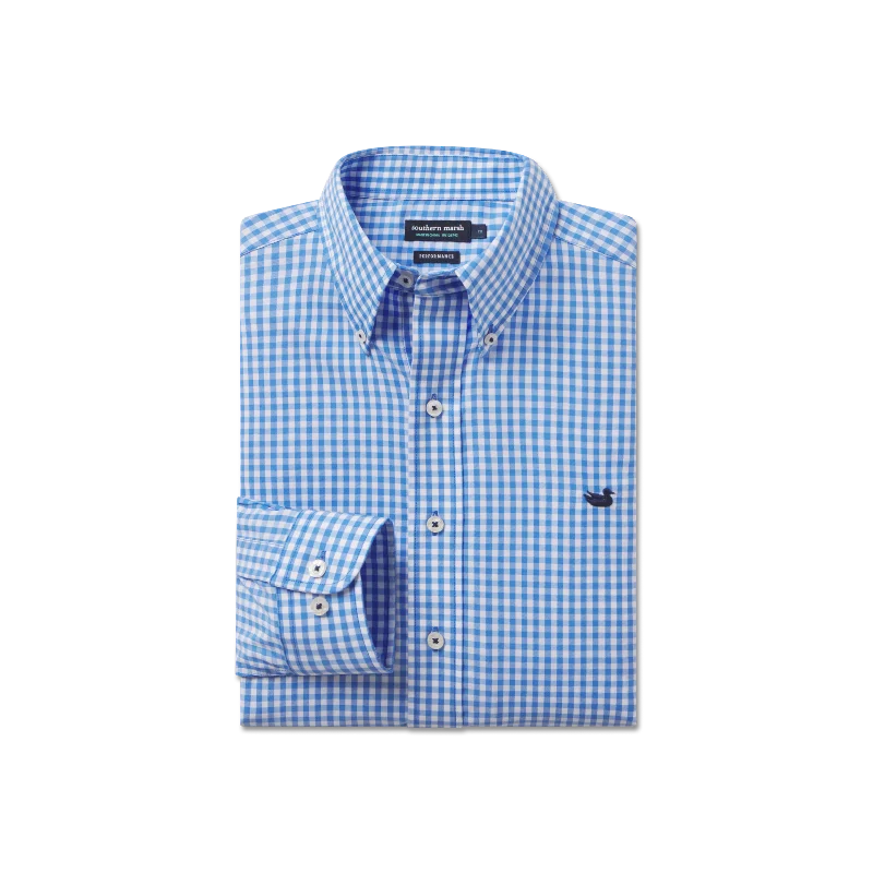 Casual Denim Modern Pants Youth Brentwood Gingham Performance Dress Shirt