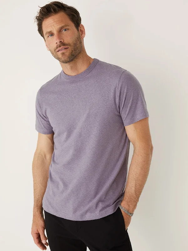 Comfy Hoodies Smart Accessories The Hemp Slim T-Shirt in Slate Violet