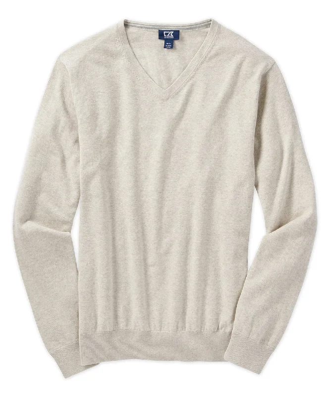 Versatile Wardrobe Urban Pants Cutter & Buck Cotton Stretch V-Neck Sweater