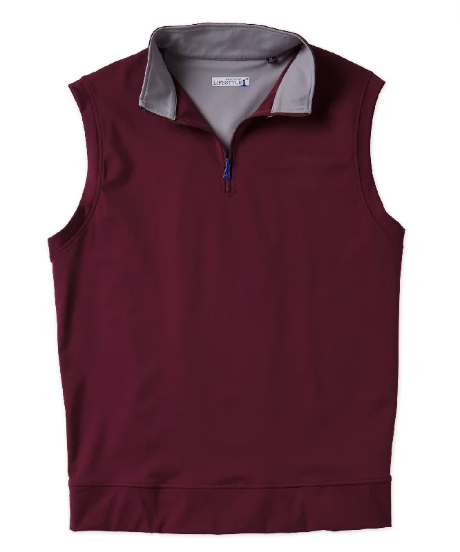 Warm Essentials Comfy Shirts Westport Lifestyle Links Quarter-Zip Vest