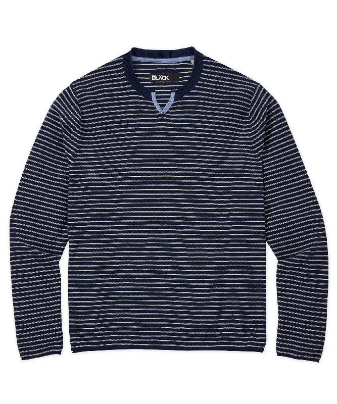Cool Streetwear Cool T-shirts Westport Black Stripe Long Sleeve Sweater
