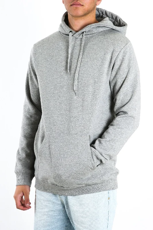 Relaxed Looks Everyday Footwear Basic Hoody Grey Marle