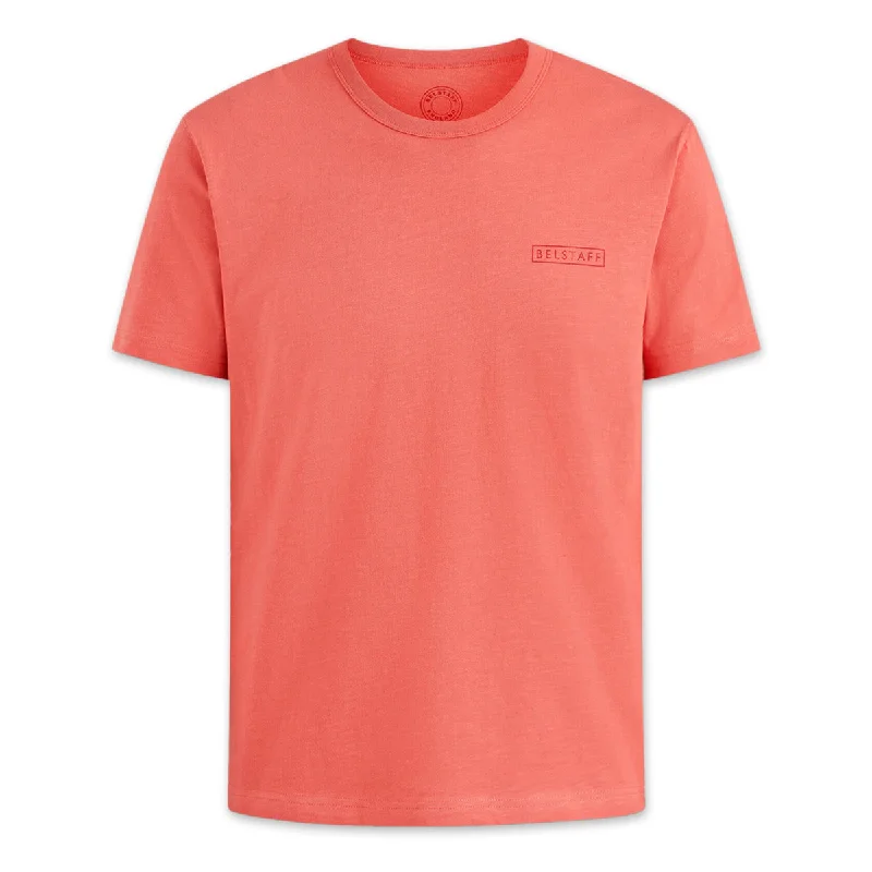 Belstaff - Bordered Graphic T-Shirt in Shell Pink