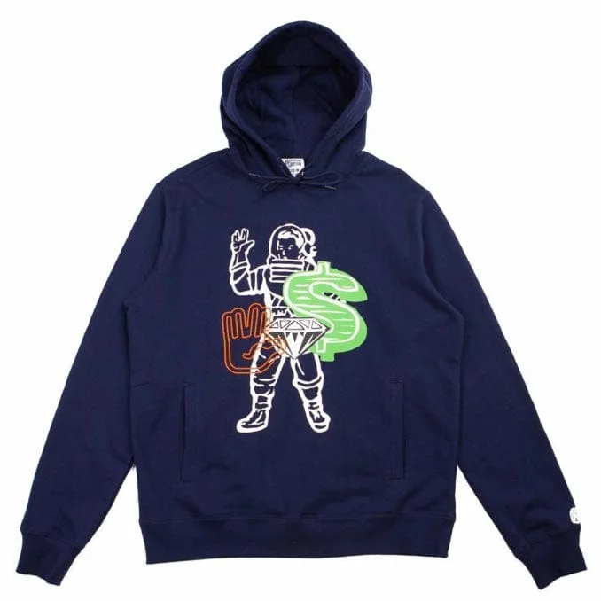 Soft Jackets Classic Pants Billionaire Boys Club BB Icon Hoodie (Evening Blue) 811-7315