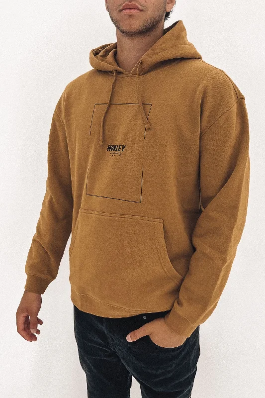Outdoor Outfits Smart Accessories Broken Box Fleece Hoodie Golden