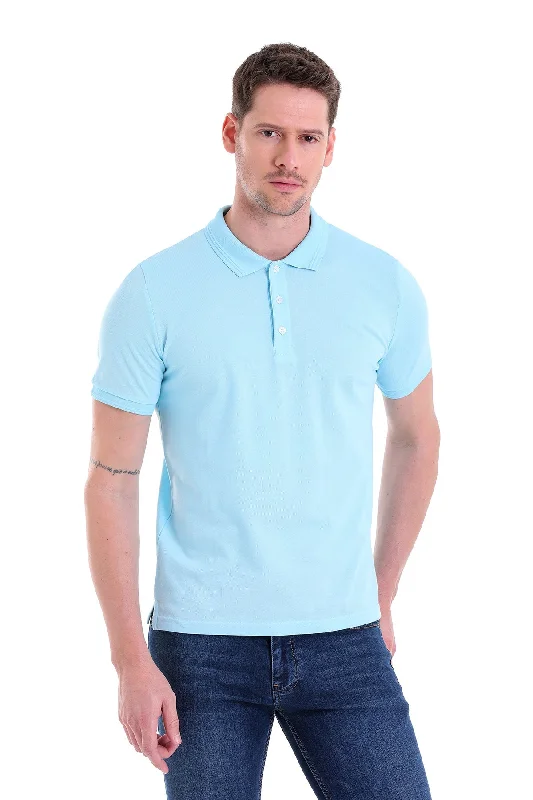Timeless Style Trendy Hoodies Comfort Fit Basic Plain 100% Cotton Light Blue Polo T-Shirt Timeless Style Trendy Hoodies Comfort Fit Basic Plain 100% Cotton Light Blue Polo T-Shirt