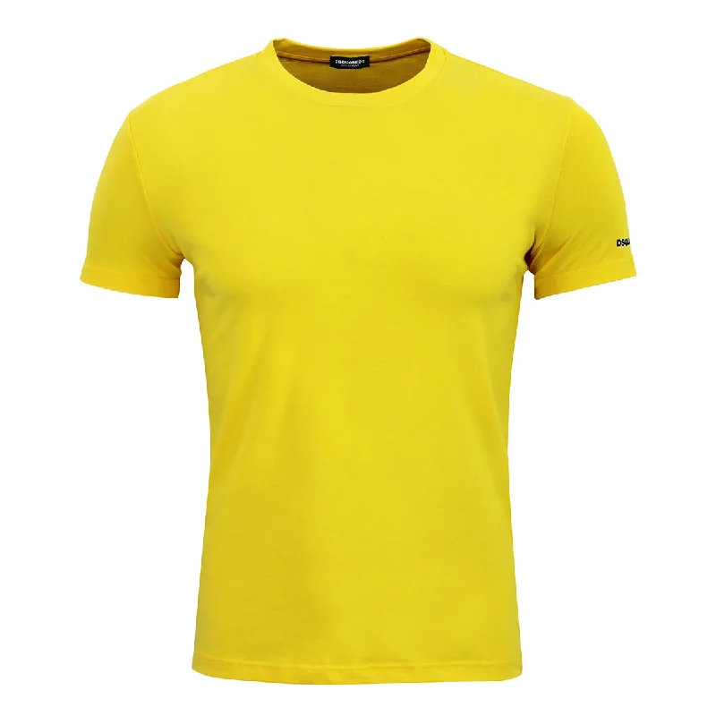 DSQUARED2 - Sleeve Logo T-Shirt in Yellow