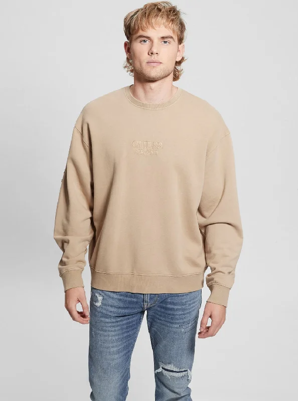Versatile Knitwear Comfortable Shirts Eco Beige French Vintage Jumper