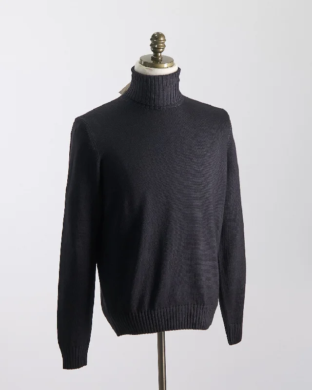 Ribbed Turtleneck Sweater