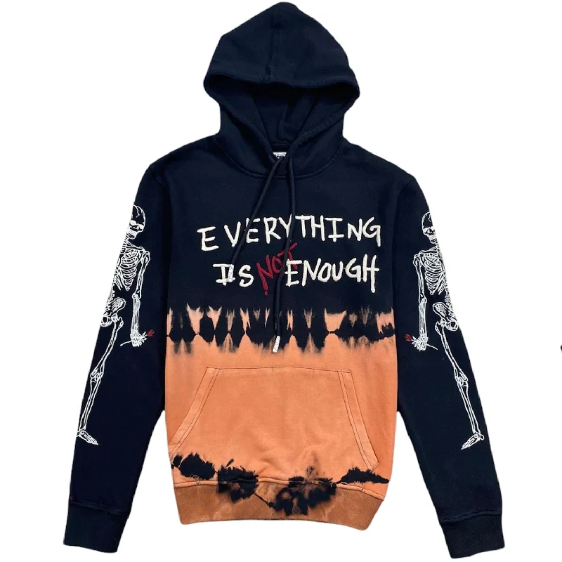 Everyday Comfort Wear Modern Jackets Iro-Ochi Not Enough Hoodie (Black) 321-33727