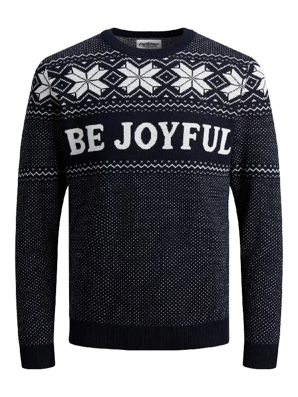 Relaxed Activewear Smart Accessories Jack And Jones Jolly Knit Crew Neck in US3XL-6XL Relaxed Activewear Smart Accessories Jack And Jones Jolly Knit Crew Neck in US3XL-6XL