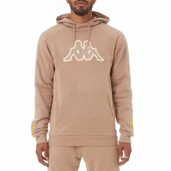 Everyday Apparel Fashion Layers Kappa Logo Tape Apet 2 Hoodie (Brown/Orange-Blue/Beige) 311B7VW Everyday Apparel Fashion Layers Kappa Logo Tape Apet 2 Hoodie (Brown/Orange-Blue/Beige) 311B7VW