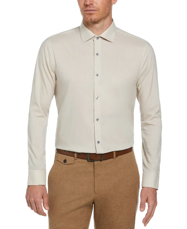 Slim Fit Luxe Button-Down Tencel Twill Shirt