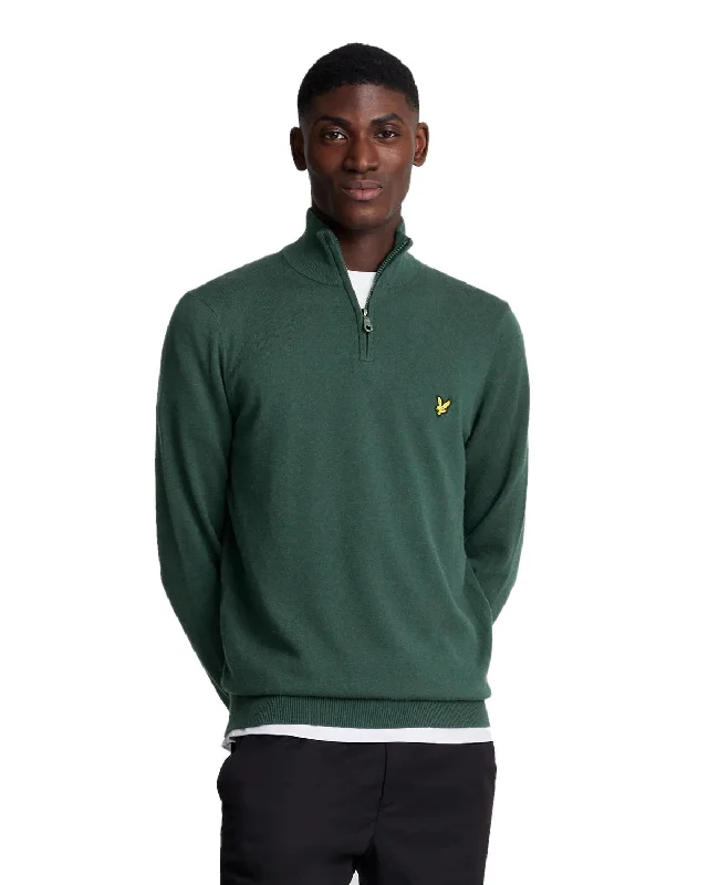 Cozy Pants Casual Styles Lyle & Scott Mens Cotton Merino 1/4 Zip Jumper
