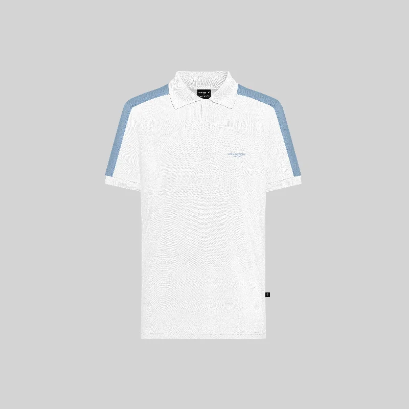 Everyday Denim Comfort Tops MONACO POLO BOX WHITE