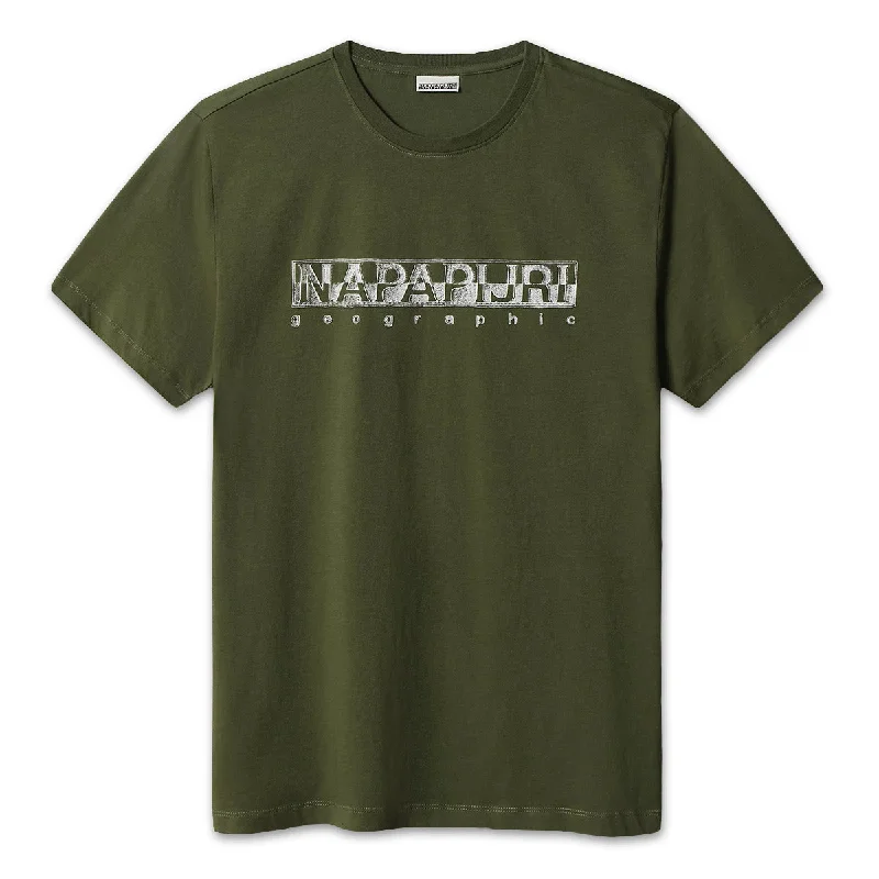Classic Pieces Sporty Hoodies Napapijri - Sallar T-Shirt in Green