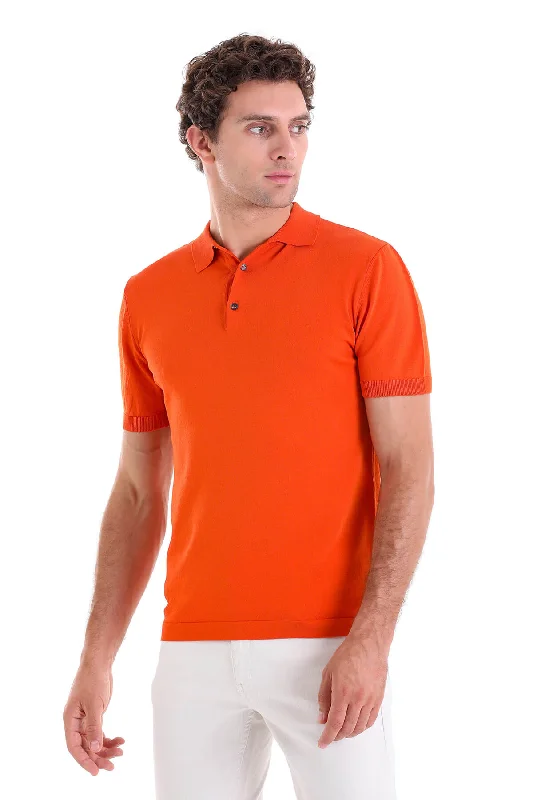 Regular Fit Cinnamon Polo T-Shirt