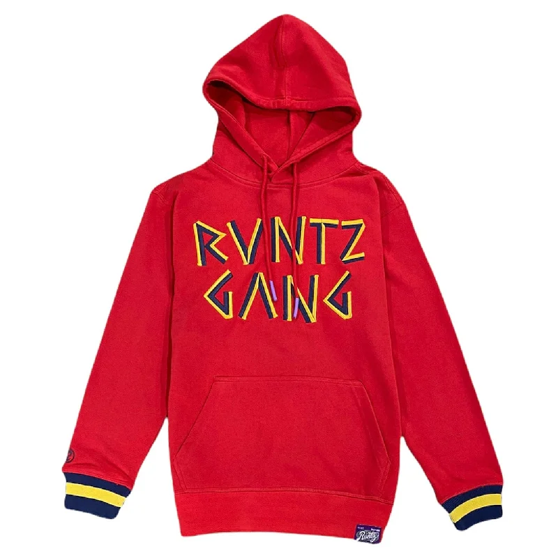Modern Casuals Relaxed Footwear Runtz Chiseled Hoodie (Red) 321-33669