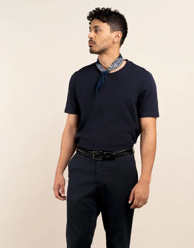 Soft Jackets Casual Footwear Sorrento Navy T-Shirt
