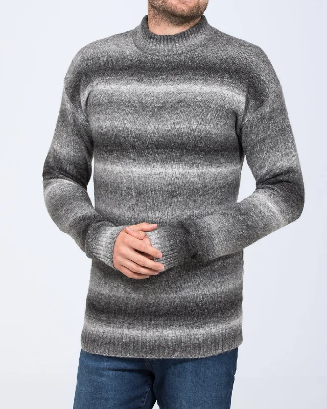 Relaxed Activewear Comfortable Suits 2t Space Dye Tall Jumper (grey)