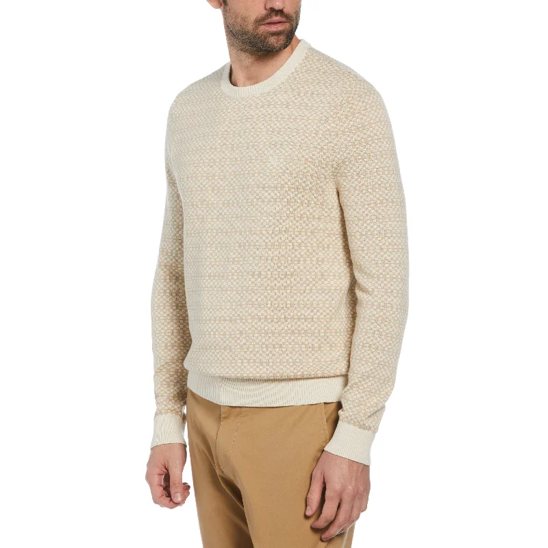 Active Tops Stylish Hoodies Jacquard Check Sweater