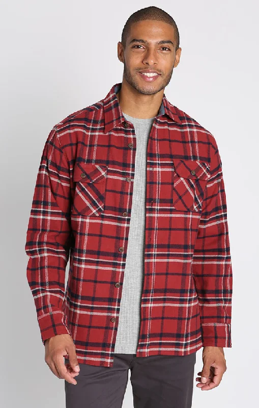 Lightweight T-shirts Urban Sweaters Brawny Flannel & Thermal 2-Pack