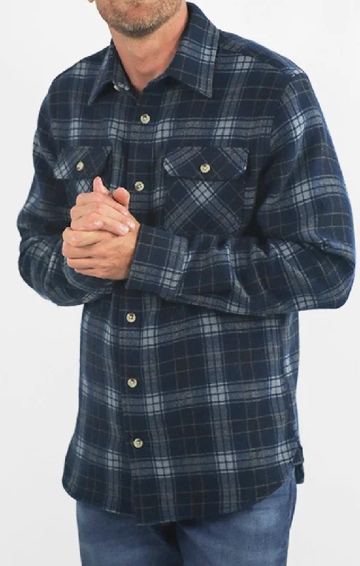 INDIGO PLAID