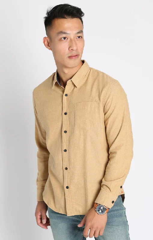 Smart Tops Smart Denim Heathered Brushed Twill Shirt