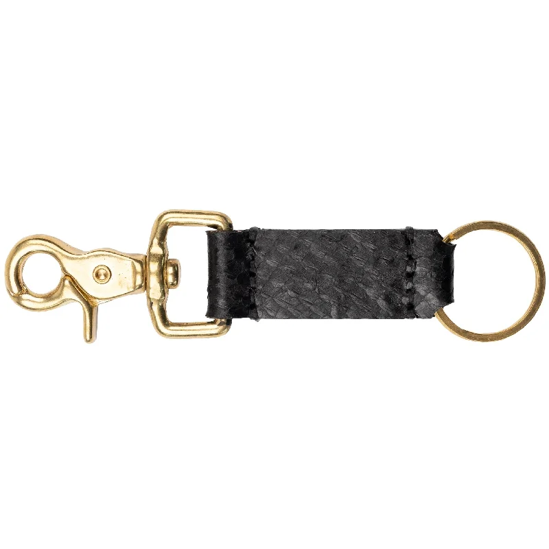 All-Season Outfits Relaxed Tops Keychain - Black Salmon