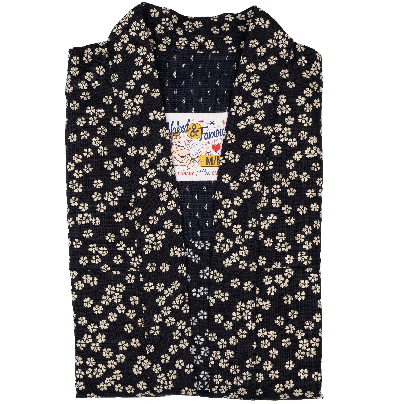 Active Essentials Fashion Suits Kimono Shirt - Kimono Flowers