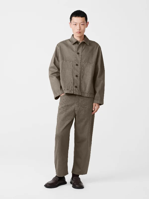Easy Pants Smart Jeans Land Denim Pant in Fossil