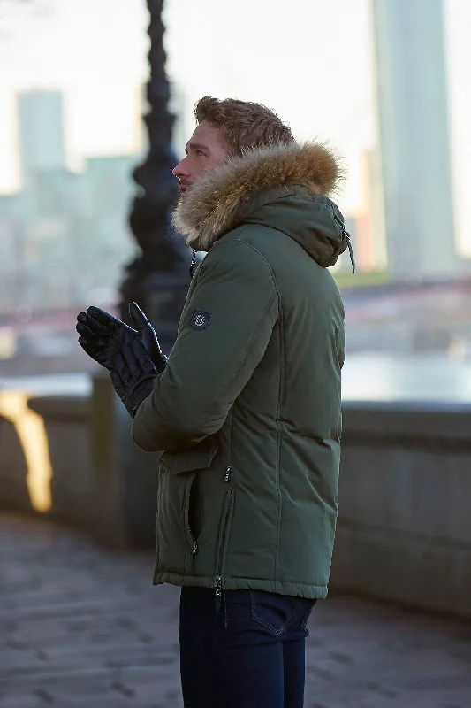Casual Denim Everyday Footwear LIVIGNO MEN OLIVE/NATURE