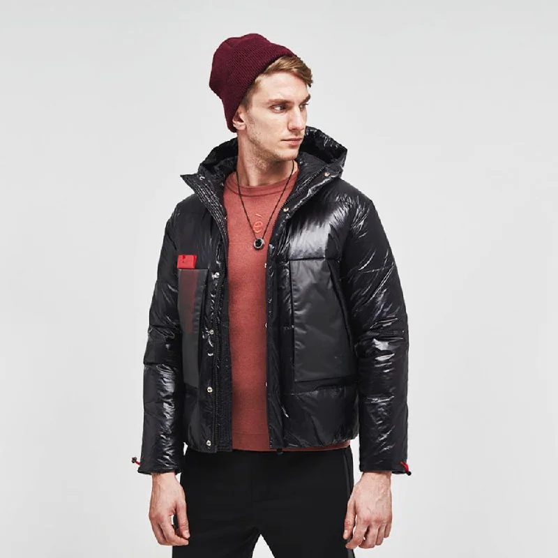 Urban Gear Comfortable Suits Men's Collision Color Puffer Down Jacket