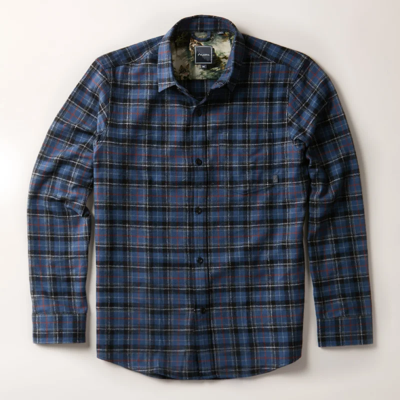 Active Essentials Everyday Jackets Men's Every Day Elite Flannel Shirt- Bellevue Blue Active Essentials Everyday Jackets Men's Every Day Elite Flannel Shirt- Bellevue Blue