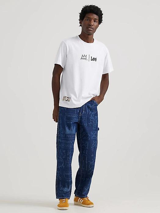 MEN'S LEE® X BASQUIAT™ Logo Tee in White