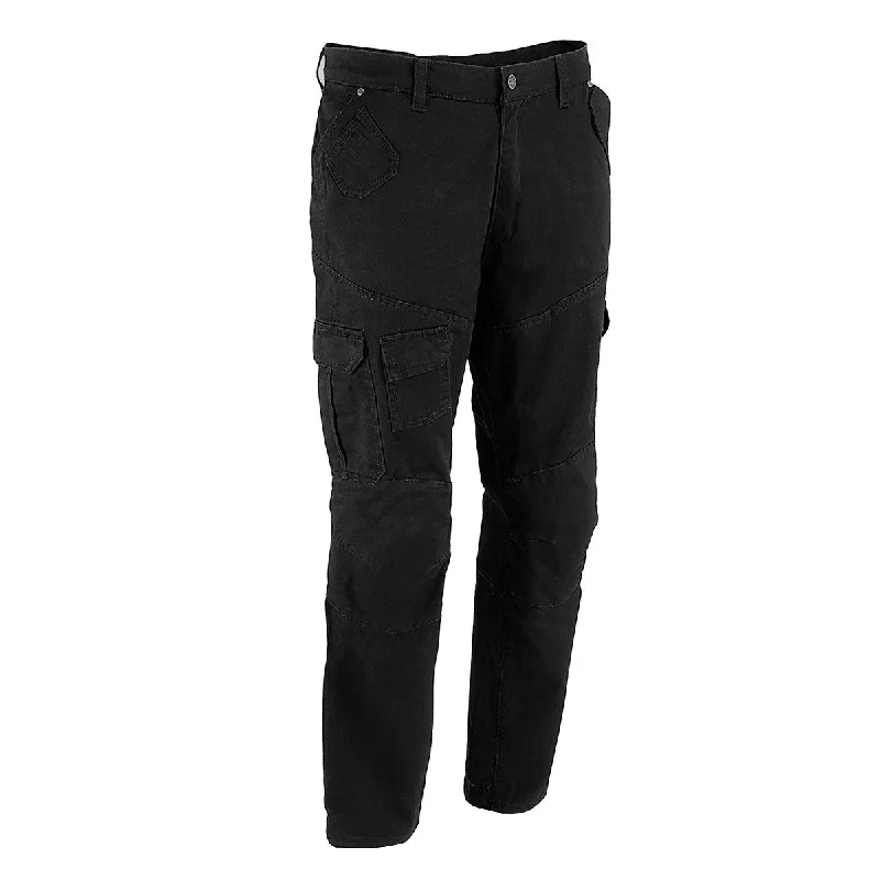 Soft Layers Street Styles Milwaukee Leather MPM5590 Men's Black Armored Black Cargo Jeans Reinforced with Aramid by DuPont Fibers