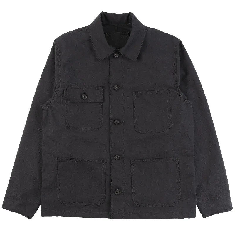 Modern Casuals Bold Shirts Chore Coat - Black Canvas