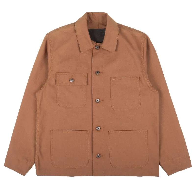 Lightwear Options Comfort Tops Chore Coat - Brick Canvas