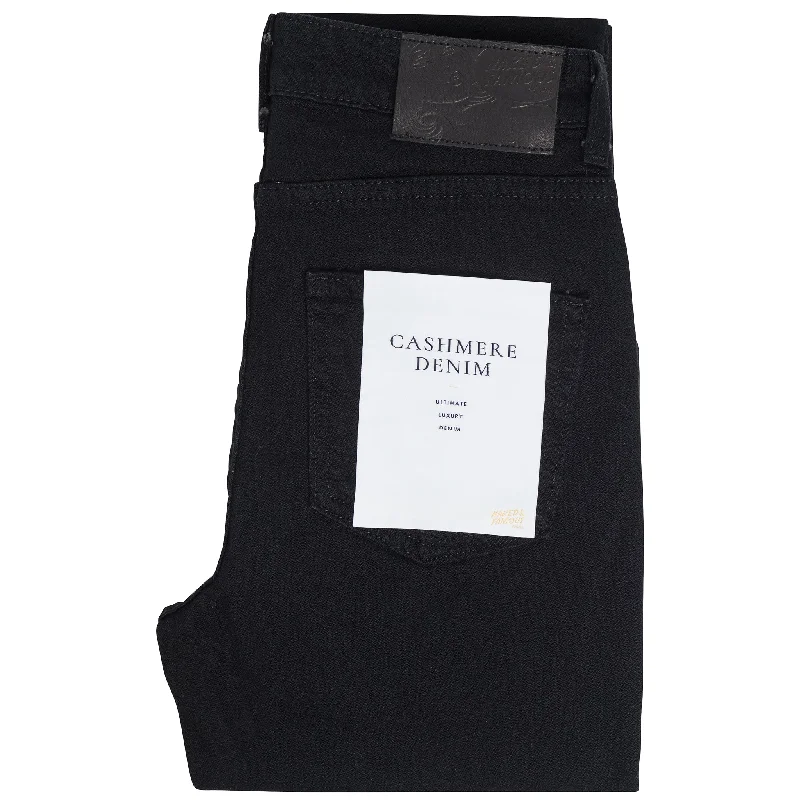 Casual Knitwear Street Styles High Skinny - Black Cashmere