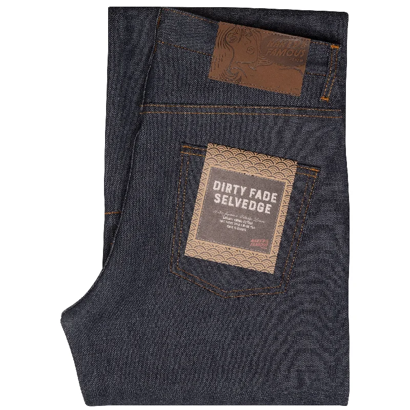 Soft Jackets Cozy Pants Strong Guy - Dirty Fade Selvedge