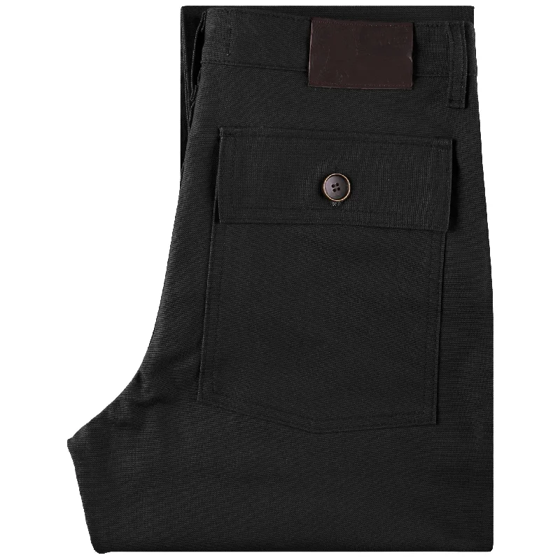Cool Casuals Athletic Pants Work Pant - Black Canvas