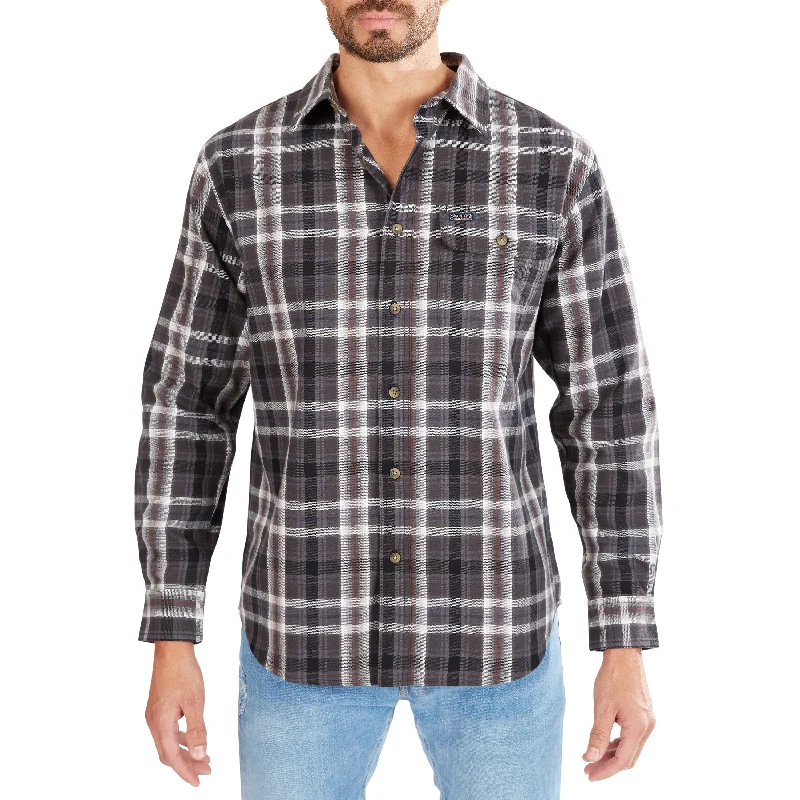 Cozy Pants Casual Sneakers PLAID FLANNEL SHIRT