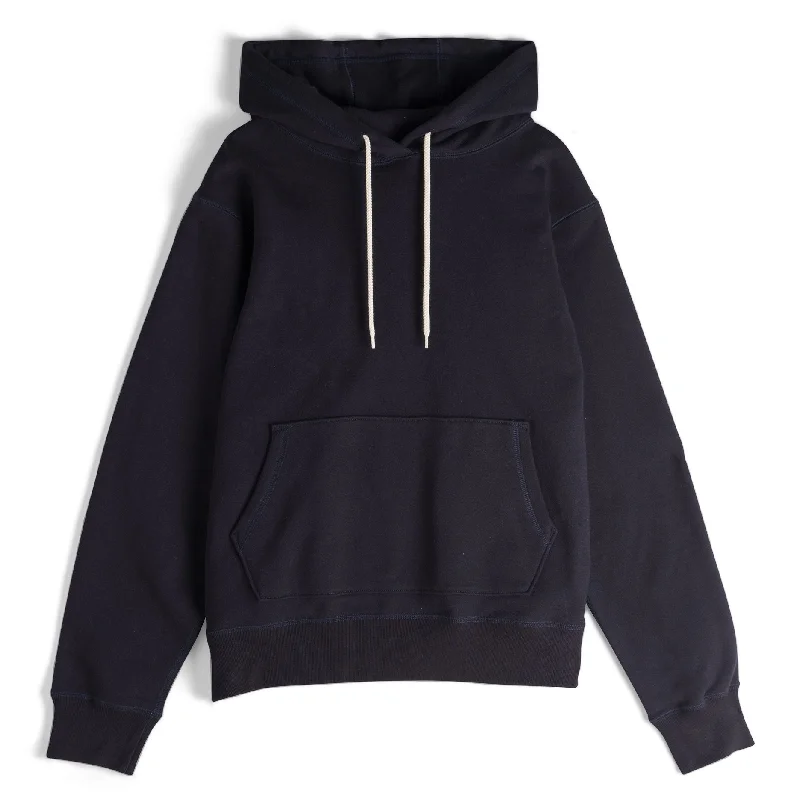 Classic Wear Practical Jeans Pullover Hoodie - Heavyweight Terry - Navy